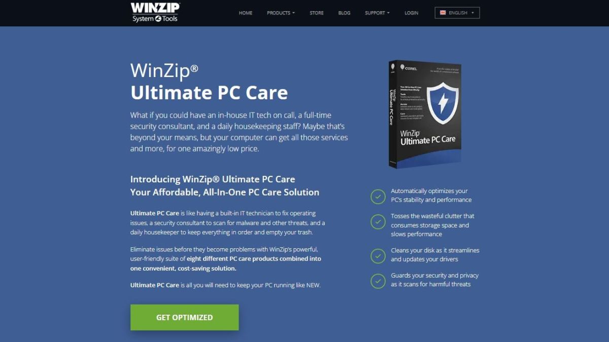 download winzip ultimate care
