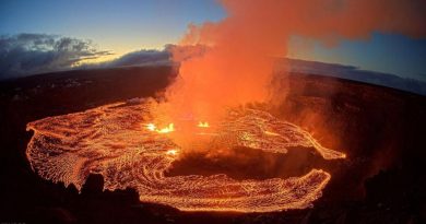 Vulcão Kilauea, no Havaí, começa a entrar em erupção novamente após três meses de pausa