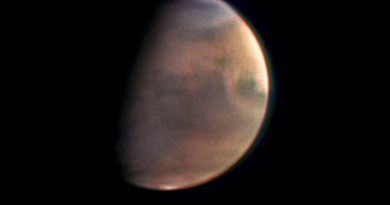 Marte ao vivo pela espaçonave da ESA interrompida pela chuva na Terra