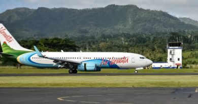 Air Vanuatu pede proteção contra falência após voos cancelados