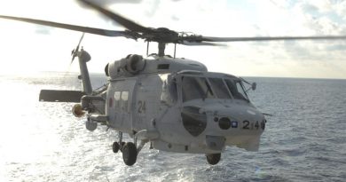 Colisão durante exercício noturno causou queda mortal de helicóptero japonês